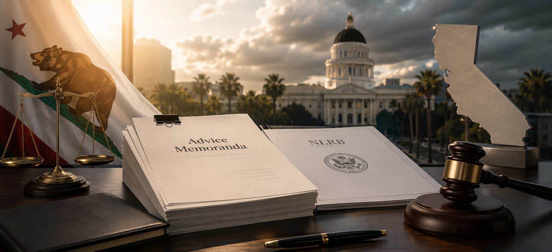 NLRB Advice Memoranda Signal a Major Shift for Employers—But California Employers Shouldn’t Celebrate Too Soon
